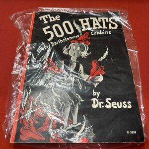 Dr. Seuss The 500 Hats - Black and Red Edition
